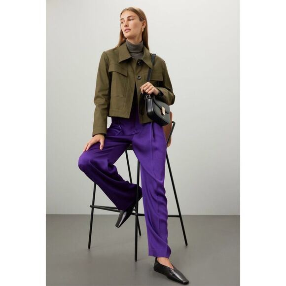 Tory Burch Cropped Cotton Jacket 🪷 - Picture 1 of 8